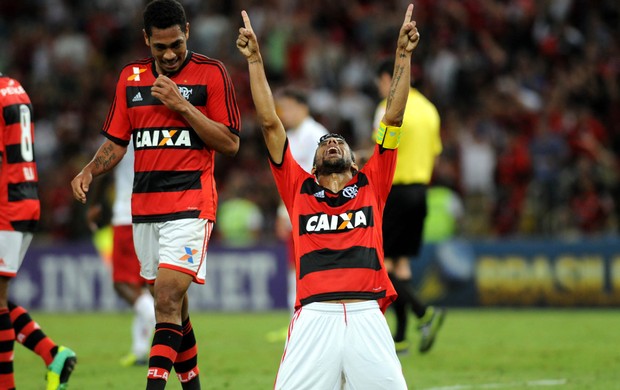 Leo Moura gol Flamengo (Foto: André Durão / Globoesporte.com)
