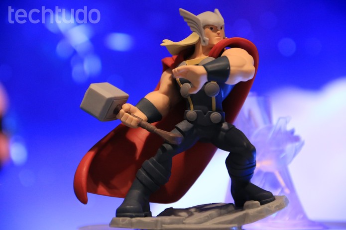 Disney Infinity 2.0 traz o Thor direto para o seu console (Foto: Lucas Mendes/ TechTudo) Disney Infinity 2.0 traz o Thor direto para o seu console (Foto: Lucas Mendes/ TechTudo)