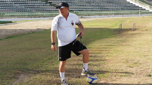 Pedro Manta, novo treinador do Botafogo-PB (Foto: Lucas Barros / globoesporte.com)