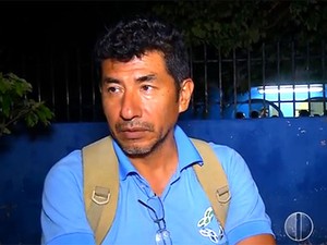 Equatoriano Braulio Rafael Baldeon foi assaltado em Natal (Foto: Reprodução/Inter TV Cabugi)
