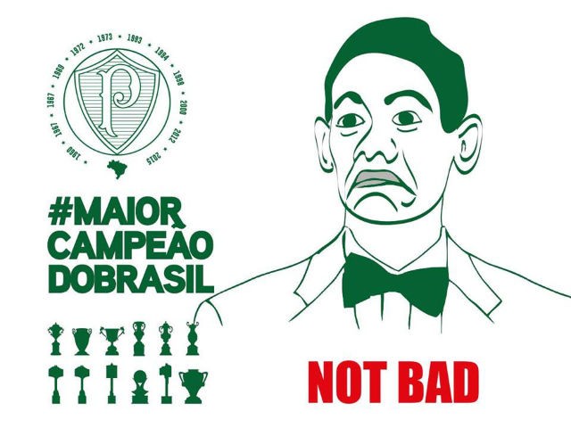 Palmeiras ironiza Ricardo Oliveira em rede social (Foto: reprodução) Palmeiras ironiza Ricardo Oliveira em rede social (Foto: reprodução)