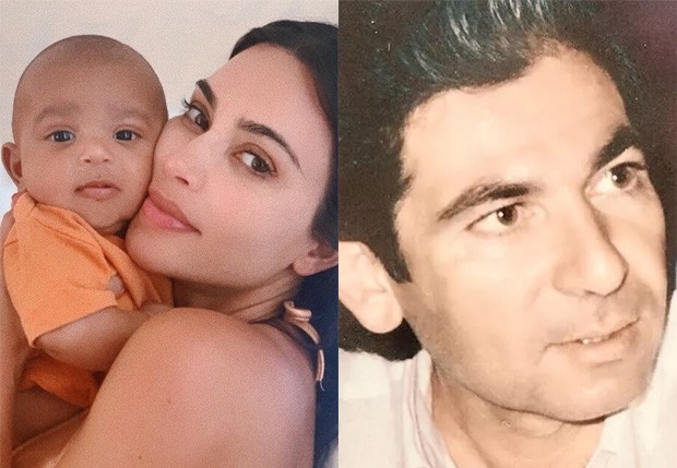 Kim Kardashian com o caçula, Psalm, e seu pai, Robert Kardashian (1944-2003) (Foto: Reprodução/Instagram) Kim Kardashian com o caçula, Psalm, e seu pai, Robert Kardashian (1944-2003) (Foto: Reprodução/Instagram)