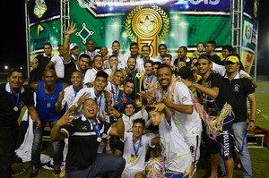 Santos-AP é o campeão do Amapazão 2015 (Foto: Rafael Moreira/GE-AP)
