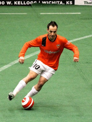 Tiguinho, jogador de show bol americano (Foto: MISL / Divulgação) Tiguinho, jogador de show bol americano (Foto: MISL / Divulgação)