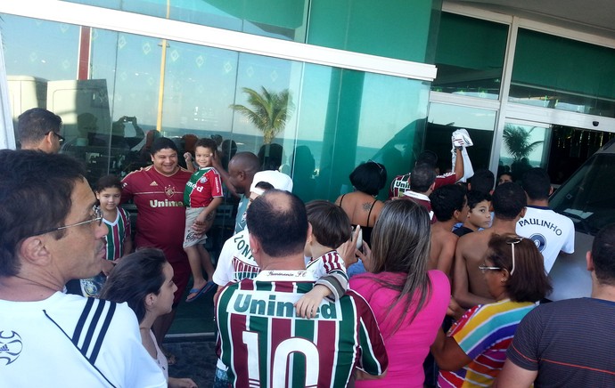 Torcida Treino Fluminense (Foto: Pedro Venâncio) Torcida Treino Fluminense (Foto: Pedro Venâncio)