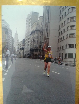 Maria de Mello Mattos corredora 80 anos primeira São Silvestre (Foto: Arquivo Pessoal)