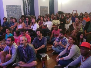 Públicou acompanhou debates da Pré-Flica neste sábado, 9  (Foto: Henrique Mendes / G1)