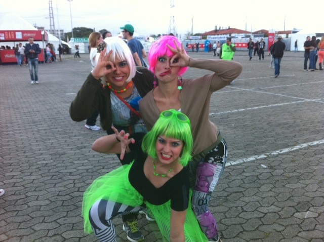 Fã Show Lady Gaga Porto Alegre (Foto: Jessica Mello/G1)