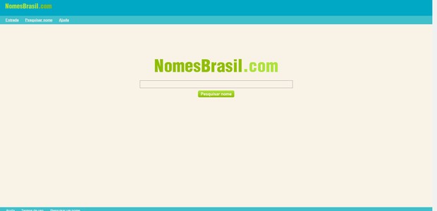 NomesBrasil.com tem irritado muitos brasileiros (Foto: Reprodução)