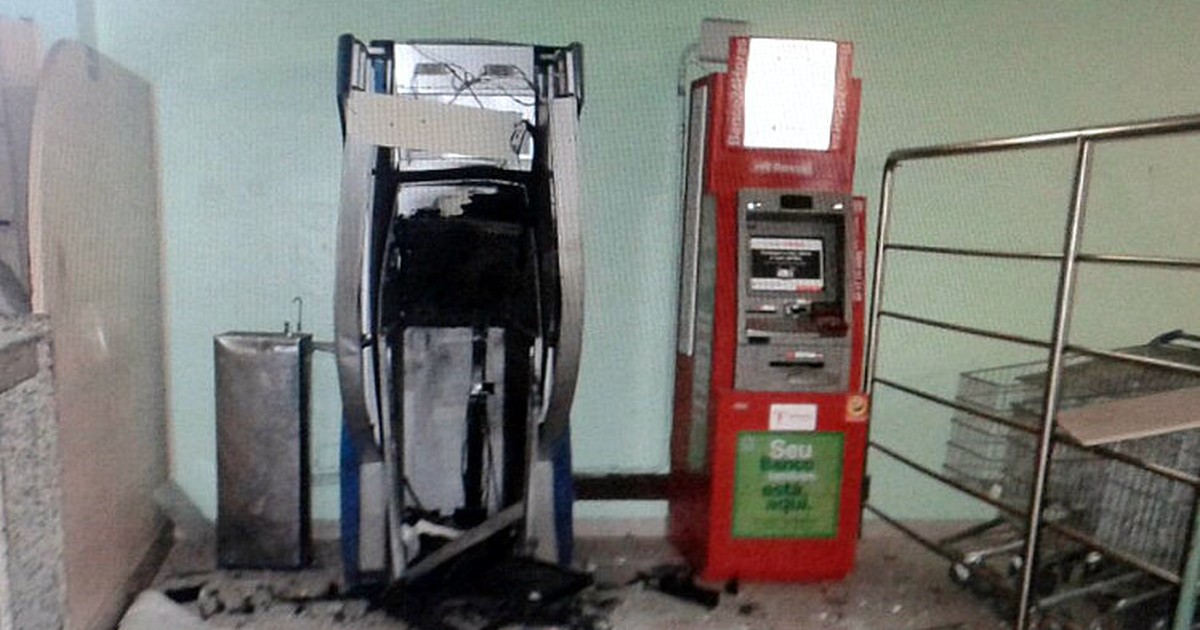 Assaltante morre ao explodir caixa eletrônico em Vargem Grande ... - Globo.com