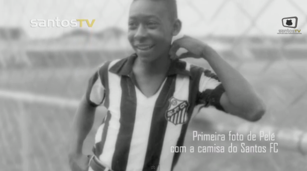 Pelé Santos TV (Foto: Reprodução/Santos TV)