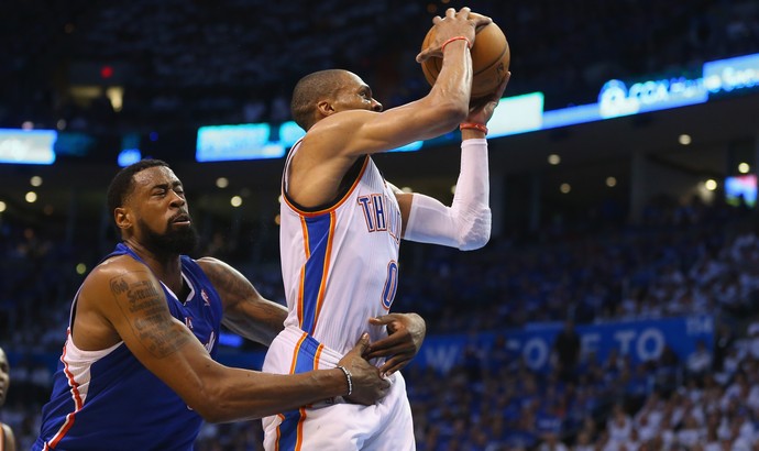 Russell Westbrook, Thunder x Clippers (Foto: Getty)