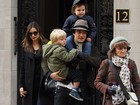 Miranda Kerr e Orlando Bloom passam Natal juntos com o filho