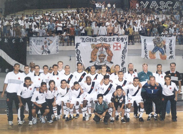 Vasco campeão metropolitano de futsal 2001 (Foto: Reprodução)