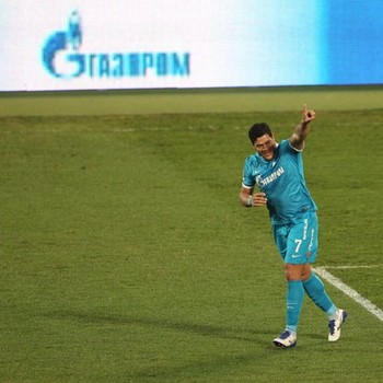 Hulk comemora gol do Zenit (Foto: Divulgação)