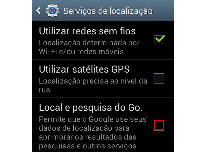 Desmaque a localização do Google (Foto: Reprodução/Paulo Alves) (Foto: Desmaque a localização do Google (Foto: Reprodução/Paulo Alves))