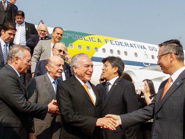 Temer chega à China (Foto: Beto Barata/PR)