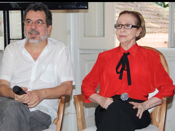 Jorge Furtado e Fernandao Montenegro (Foto: Divulgação / TV Globo)