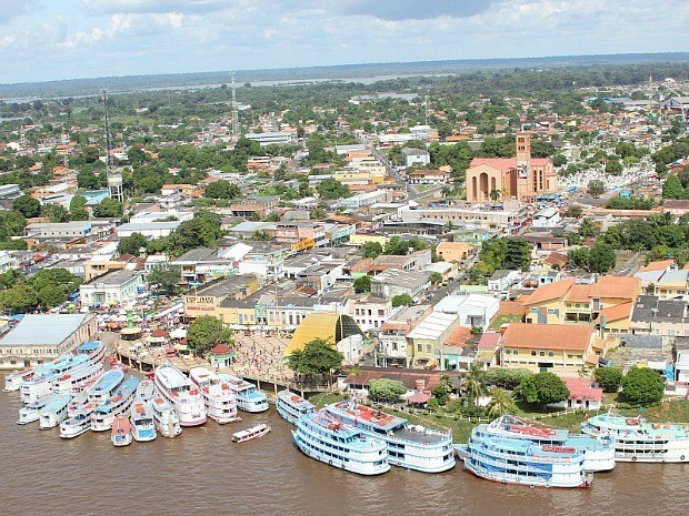 Porto de Parintins, no Amazonas (Foto: Frank Cunha/G1 AM)