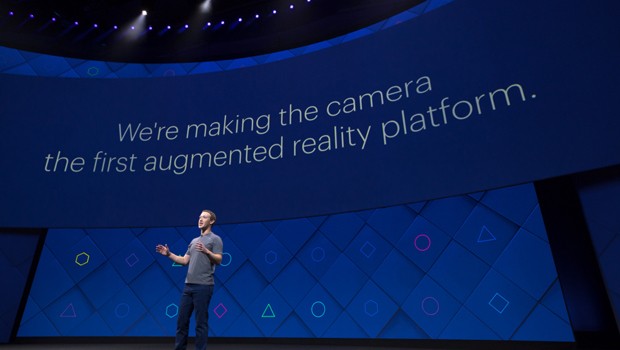 Mark Zuckerberg, CEO do Facebook, durante a conferência F8 (Foto: Divulgação)