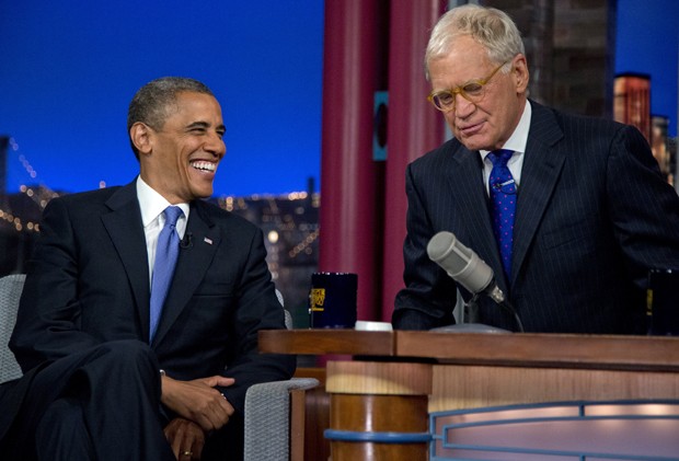 obama e david letterman (Foto: Carolyn Kaster/AP) obama e david letterman (Foto: Carolyn Kaster/AP)