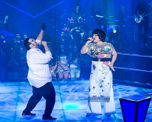 Os dois dão um show no palco (Foto: Isabella Pinheiro/Gshow)