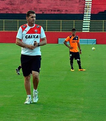 Treino do Vitória; Vagner Mancini (Foto: Divulgação/EC Vitória) Treino do Vitória; Vagner Mancini (Foto: Divulgação/EC Vitória)