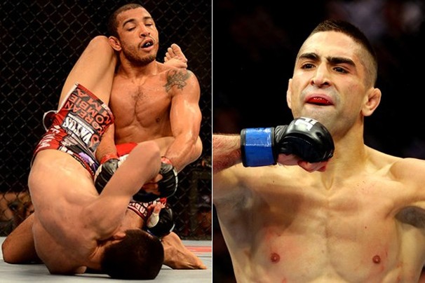 O brasileiro José Aldo e o americano Ricardo Lamas lutam neste sábado, dia 1, e a Globo exibe (Foto: Getty Images)