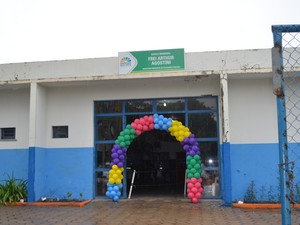 Escola municipal  Frei Arthur Agostini fica na zona Sul da capital (Foto: Inaê Brandão/G1 RR)