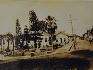 Fotografia que mostra a vila de Três Pontas (Foto: Arquivo Associação Padre Victor)