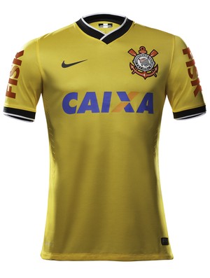 camisa corinthians amarela (Foto: Divulgação / Nike)
