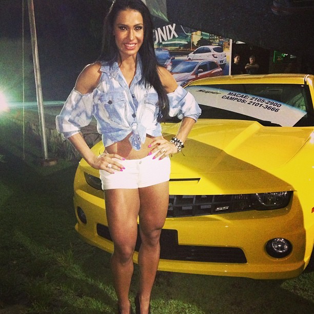 Gracyanne em show em Macaé, no estado do Rio (Foto: Instagram/ Reprodução)