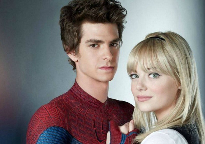 Andrew Garfield e Emma Stone namoram desde que a química das gravações de 'O Espetacular Homem-Aranha', em 2011, levou o par da ficção para a vida real. O filme estreou no ano seguinte. (Foto: Reprodução)