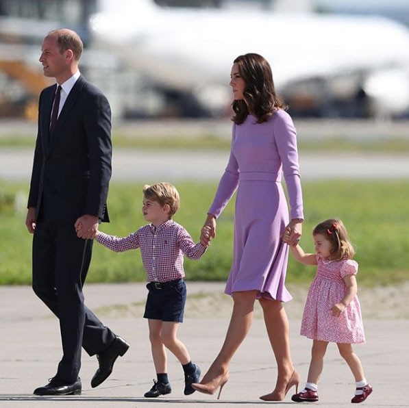 A família real de rosa (Foto: Reprodução - Instagram)