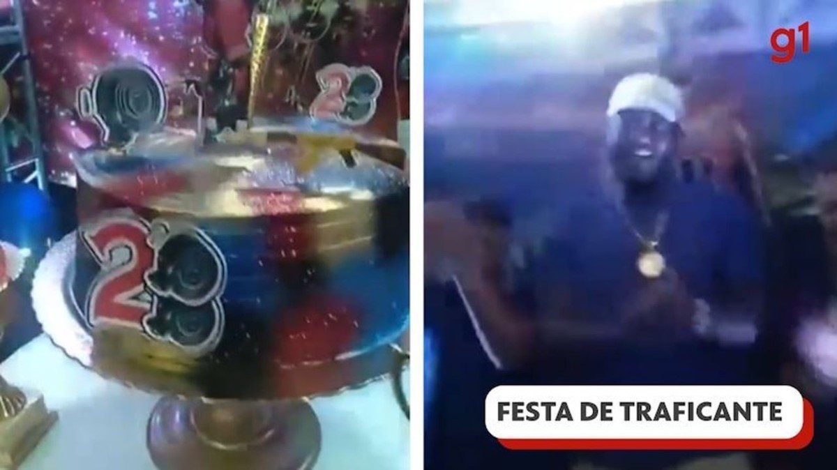 Imagens de festa de aniversário de traficante da Rocinha circulam pelas