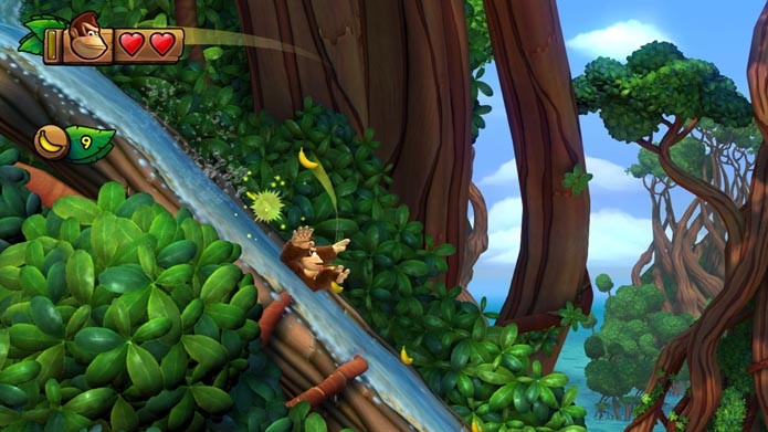 Donkey Kong faz sua estréia na nova geração com Tropical Freeze (Foto: Reprodução/Murilo Molina)