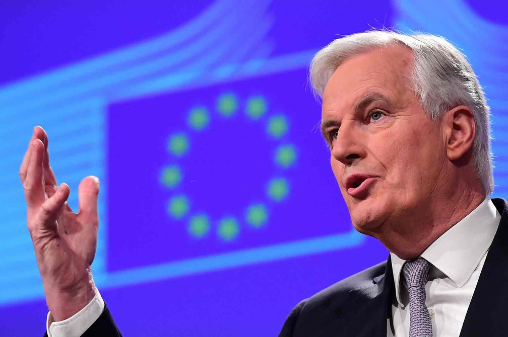 Michel Barnier, negociador líder da Brexit na União Europeia  (Foto: Emmanuel Dunand / AFP)