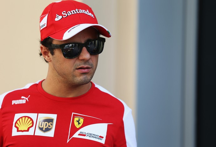 Felipe Massa no circuito de Yas Marina, palco do GP de Abu Dhabi, neste fim de semana (Foto: Getty Images)