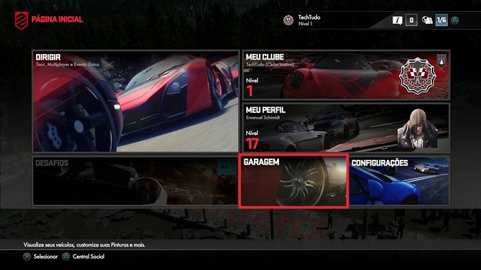 Driveclub: Aprenda como personalizar seu carro. (Foto: Reprodução/ Emanuel Schimidt)