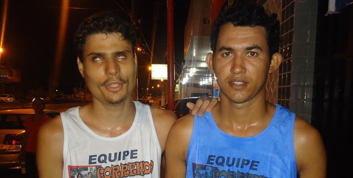 Danilo e Rodrigo após a prova em São Paulo (Foto: Arquivo pessoal)