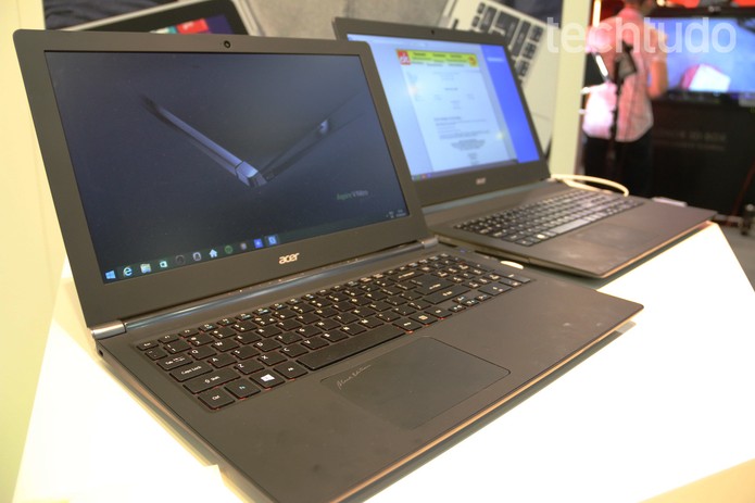 Acer V Nitro Black Edition, notebook demonstrado na IFA 2014 (Foto: Fabricio Vitorino/TechTudo) Acer V Nitro Black Edition, notebook demonstrado na IFA 2014 (Foto: Fabricio Vitorino/TechTudo)