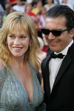 Melanie Griffith e Antonio Banderas (Foto: AFP)