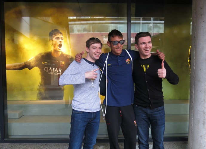 Dublê do Neymar (Foto: Cintia Barlem)