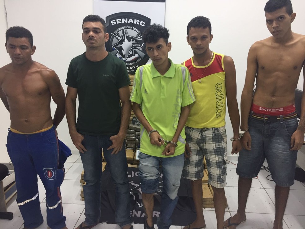 Suspeitos tinham a intenção de distribuir a droga apreendida em toda região metropolitana de São Luís. (Foto: Polícia Civil / Divulgação)