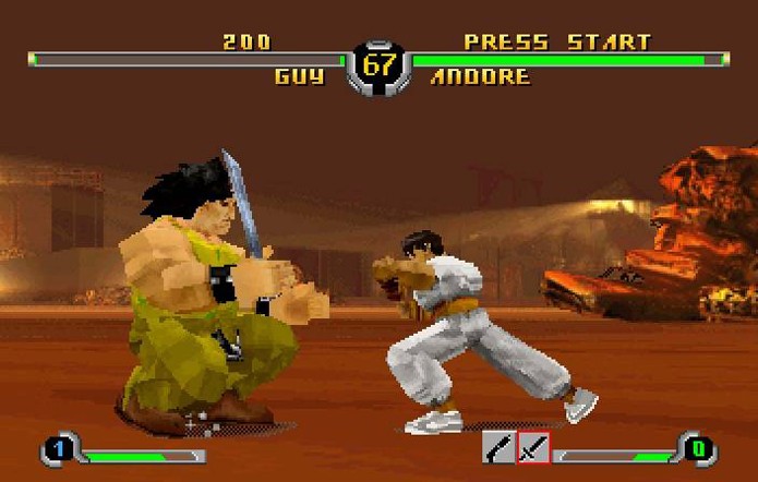 Final Fight Revenge foi a tentativa de um jogo de luta direto para a franquia (Foto: Reprodução/Gamefaqs)