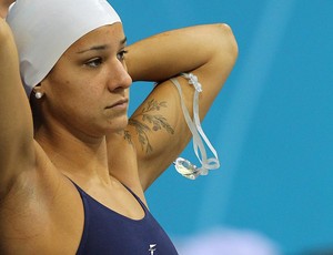 joanna maranhão natação treino londres 2012 (Foto: Satiro Sodré / Agif)