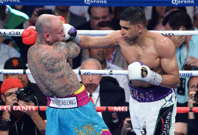 Amir Khan, Luiz Colazzo, boxe, MGM (Foto: Getty Images)
