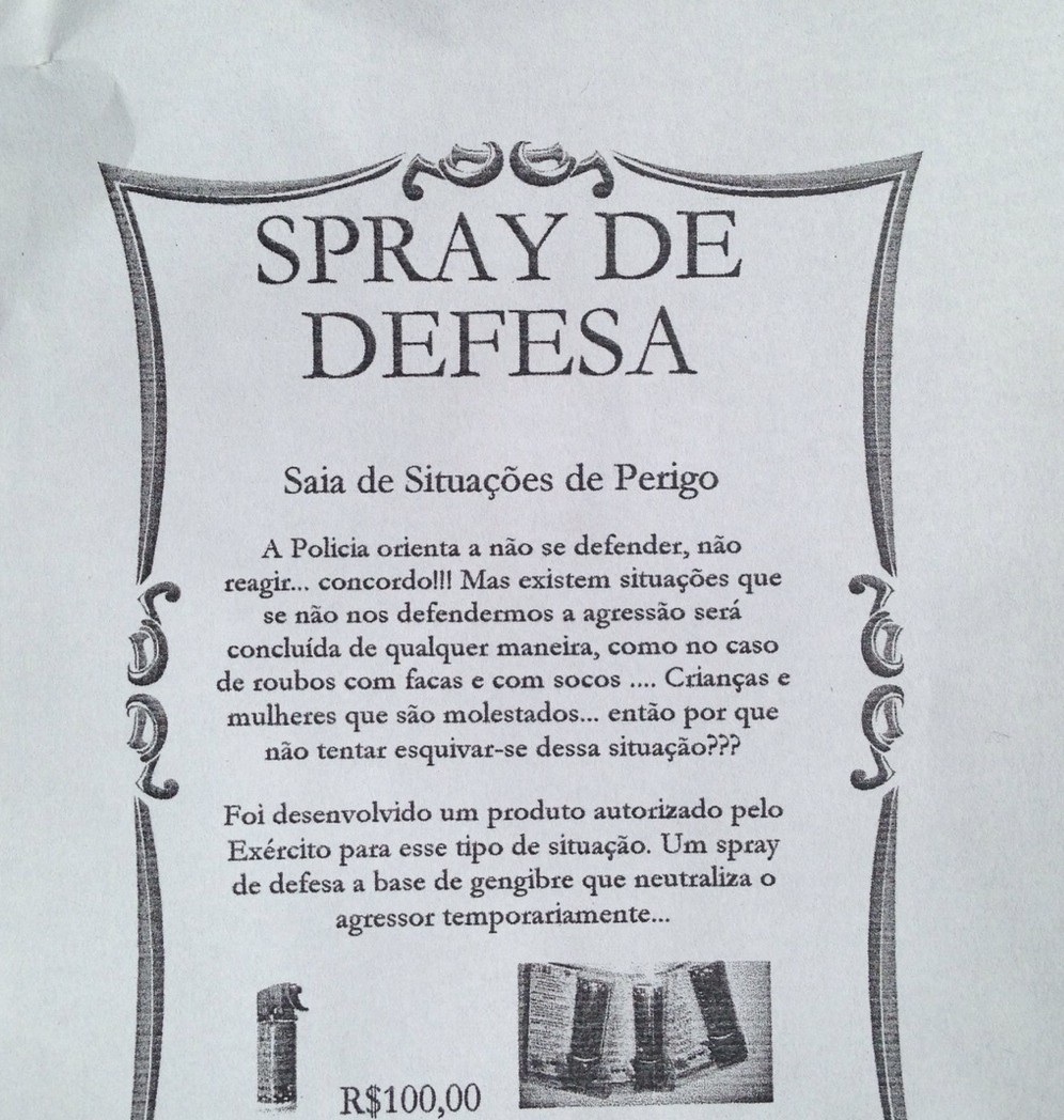 Spray de defesa