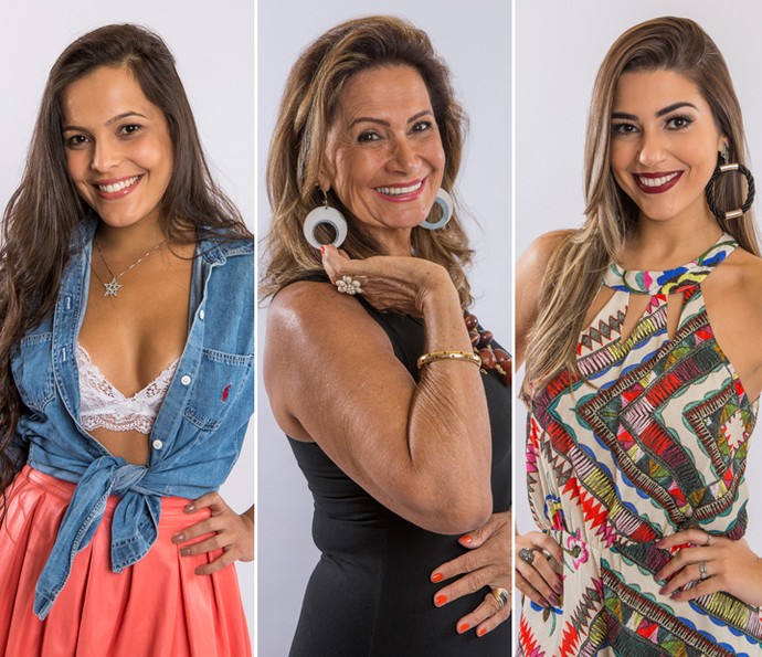 Emilly, Ieda e Vivian estão na disputa por 1,5 milhão de reais (Foto: Artur Meninea/Gshow)