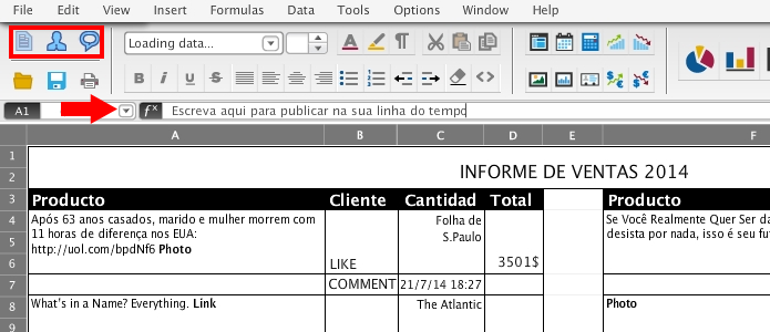 Também é possível publicar na sua linha do tempo (Foto: Reprodução/Paulo Alves)
